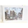 Image 1 : VINTAGE PARIS NOTRE-DAME CATHEDRAL PRINT J CHARDON