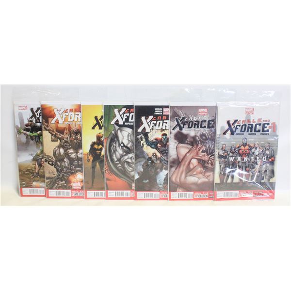 LOT OF MARVEL NOW CABLE & X-FORCE #1 - 6 AND 9, 14