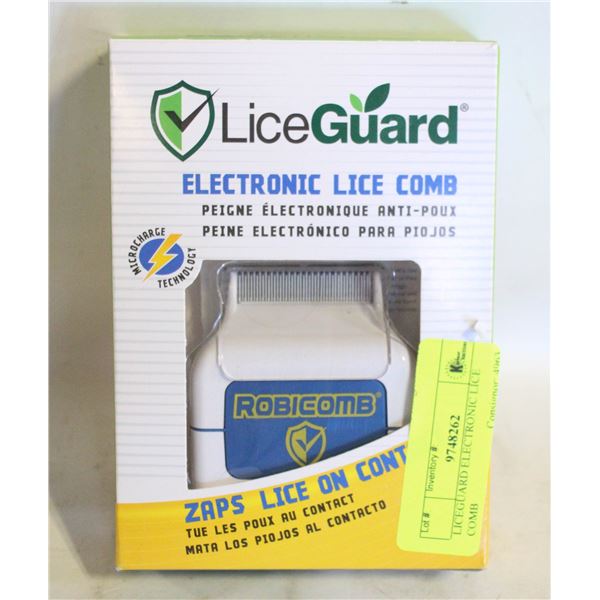 LICEGUARD ELECTRONIC LICE COMB