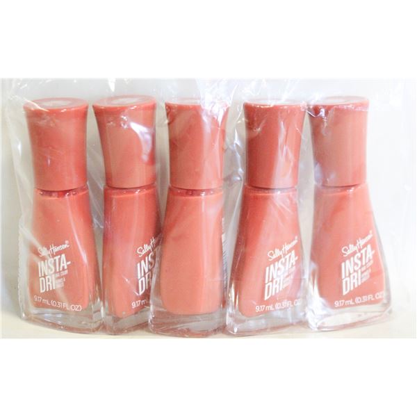 LOT OF 5 NEW NAIL POLISH