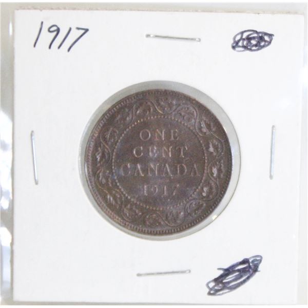 1917 CANADA LARGE 1 CENT COIN