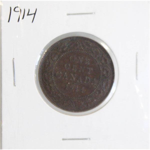 1914 CANADA LARGE 1 CENT COIN