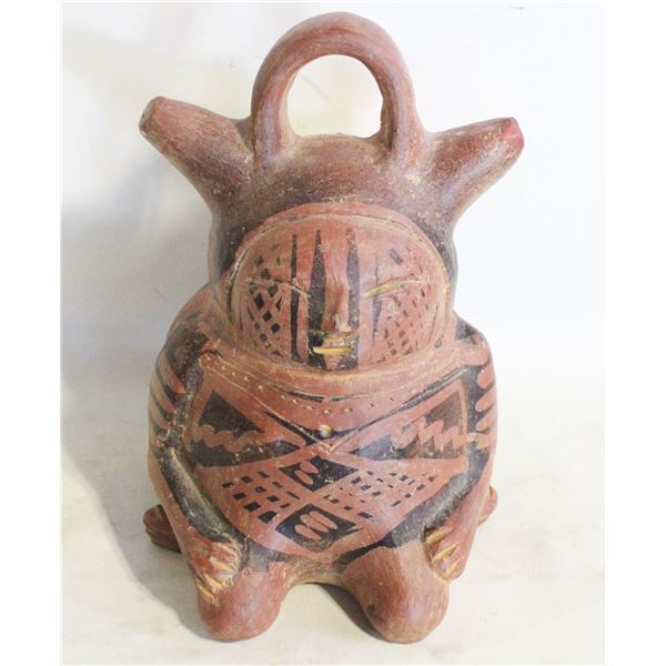 AZTEC CERAMIC FIGURINE.