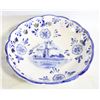 Image 1 : VINTAGE DELFT BLUE CERAMIC DECORATIVE BOWL FROM