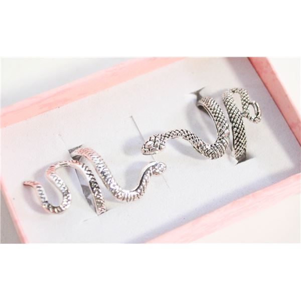 NEW 2PCS/SET RING SET SZ8 AND 7