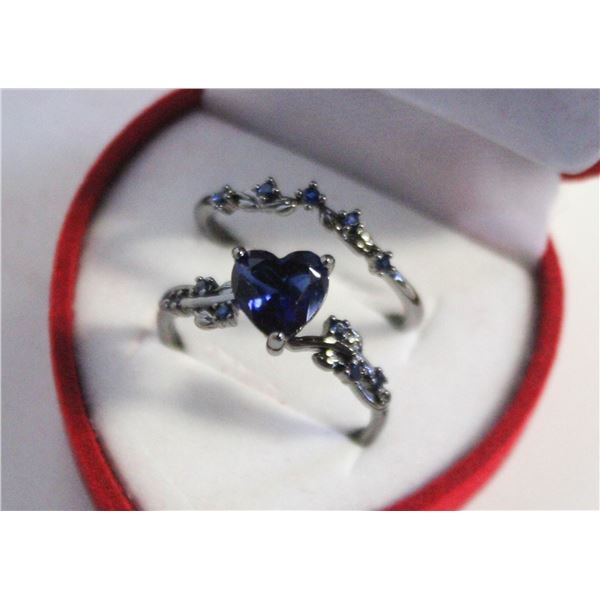 NEW 2PCS/SET RING SET SZ9