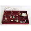 Image 1 : JEWELRY ORGANIZER TRAY WITH RINGS , BANGLES AND