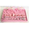 Image 1 : JEWELRY ORGANIZER TRAY W/ BARBIE STYLE PINK