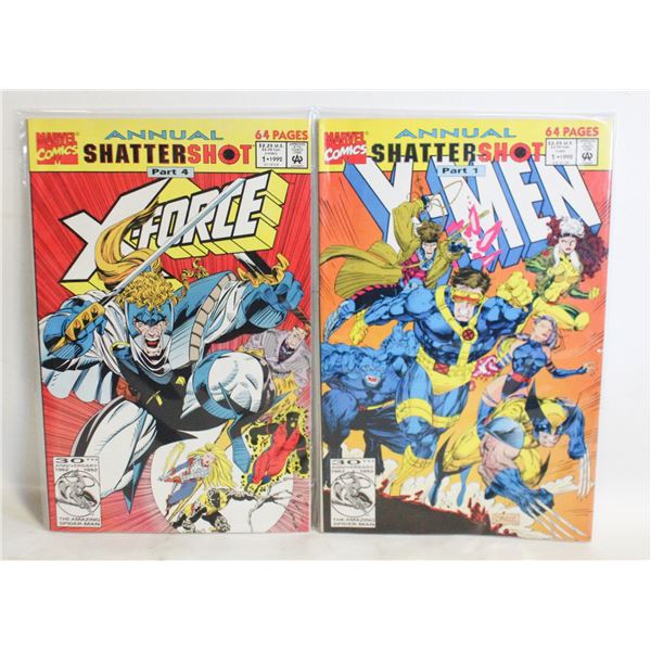 VINTAGE MARVEL ANNUAL SHATTERSHOT #1 PART 1 & 4