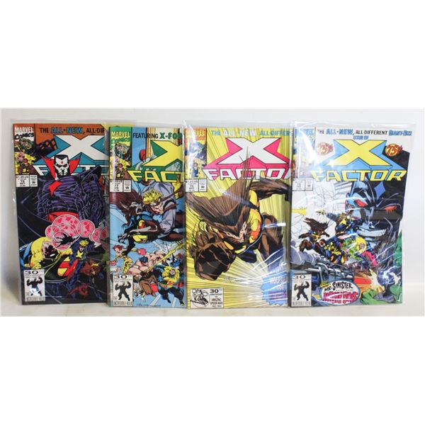 VINTAGE MARVEL X-FACTOR COMICS #75/76/77/78