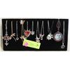 Image 1 : NEW JEWELRY DISPLAY STAND W/NEW 12 NECKLACES