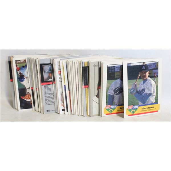 LOT OF UNSEARCHED 110 VINTAGE MLB CARDS