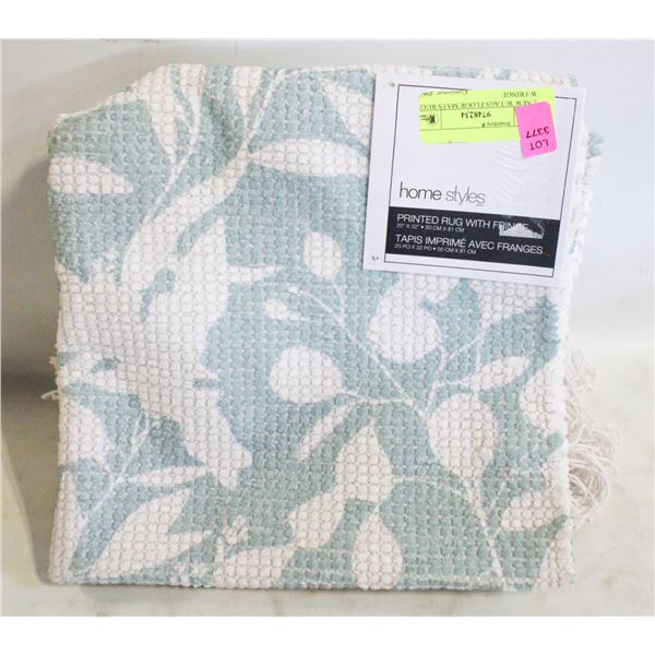 2 NEW W/TAGS FLOOR MATS/RUGS W/FRINGE