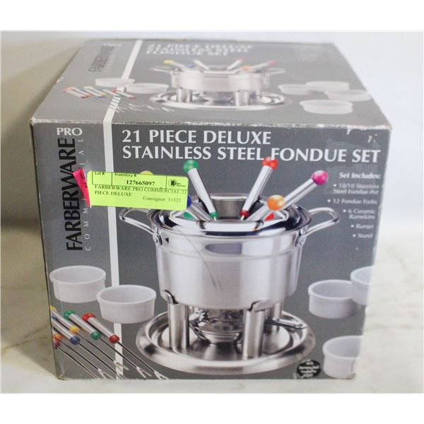 FARBERWARE PRO COMMERCIAL 21 PIECE DELUXE