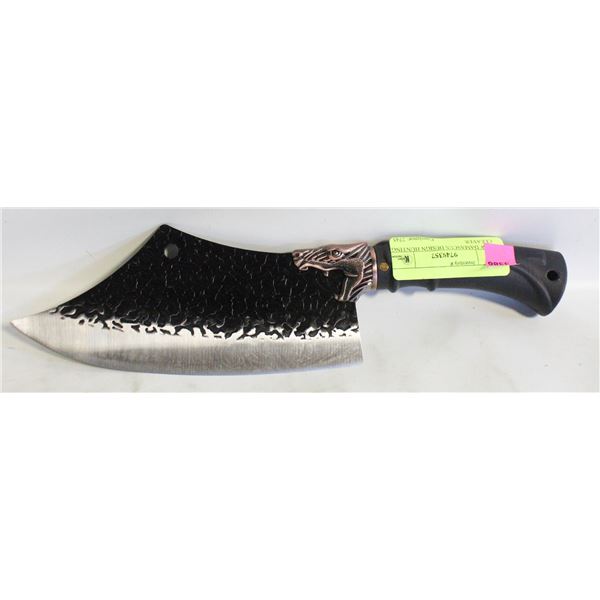 NEW DAMASCUS DESIGN HUNTING CLEAVER
