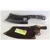 Image 1 : NEW BLACK TPR HANDLES HEAVY DUTY SCMACH1 CLEAVER