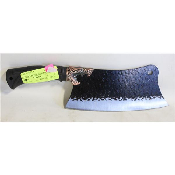 NEW DAMASCUS DESIGN HUNTING CLEAVER