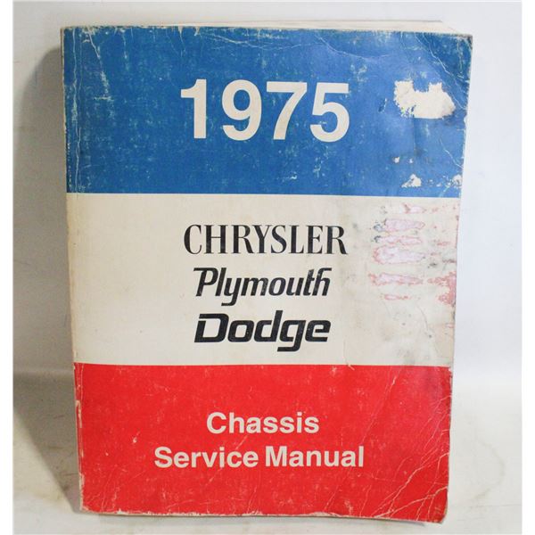 1975 CHRYSLER, PLYMOUTH, DODGE CHASSIS