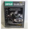 Image 1 : CHILTONS FULLSIZE DODGE TRUCKS MANUAL