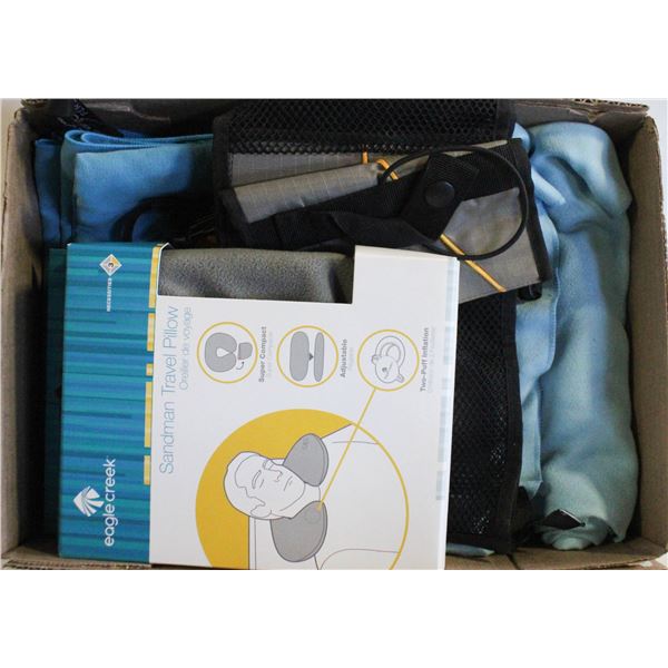 TRAVEL PILLOWS/STORAGE/MICROFIBRE