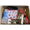 Image 1 : FLAT OF CRAFT SUPPLIES ETC