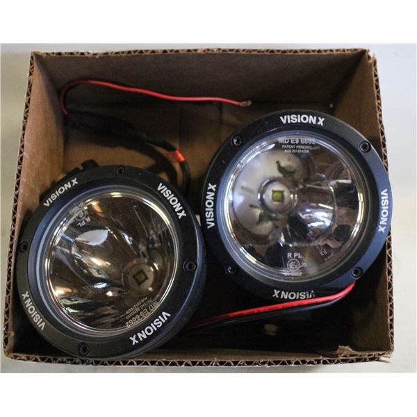 VISIONX 317 OPTIMUS ROUND LED DRIVING LIGHTS