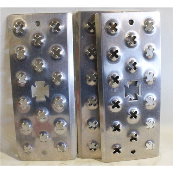 4 - 11 1/2” X 4 ¾” ALUMINIUM STEP PLATES