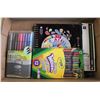 Image 1 : FLAT OF COLORING SETS ETC