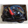 Image 1 : 2 EXTENSION CORDS PLUS BOOSTER CABLES
