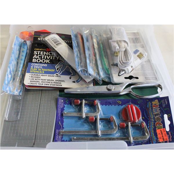 LOT OF VARIOUS CRAFT SUPPLIES