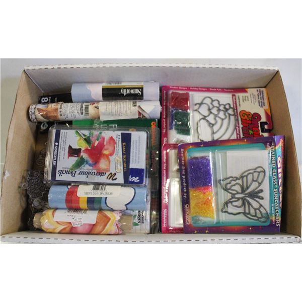 LOT OF VARIOUS CRAFT SUPPLIES