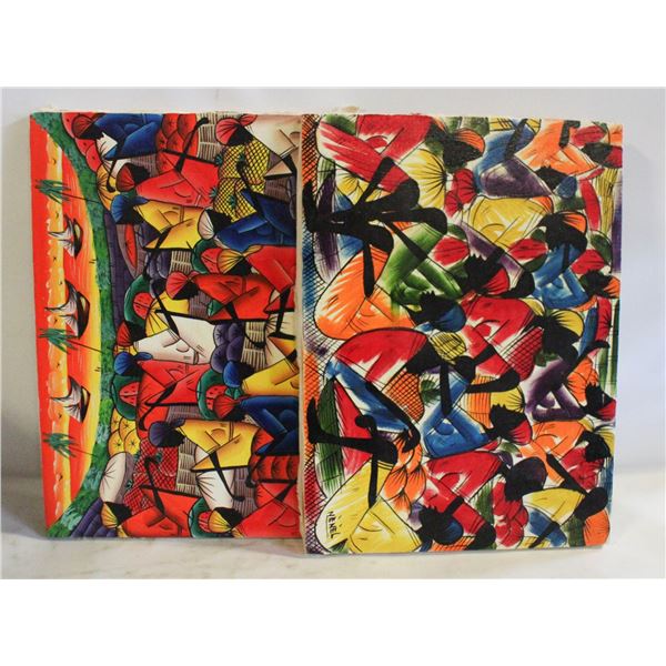 2 HAITIAN ORIGINAL PAINTINGS