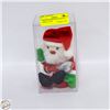 Image 1 : 1998 TY BEANIE BABY SANTA IN ACRYLIC CASE