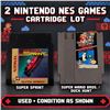 Image 1 : 2 NINTENDO NES GAMES SUPER SPRINT MARIO DUCK HUNT