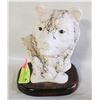 Image 1 : HORSE HAIR CERAMIC BEAR HEAD