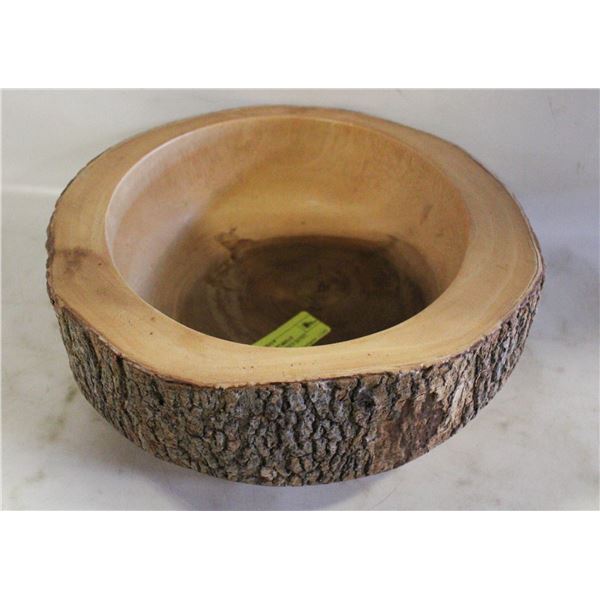 LIFE EDGE WOODEN BOWL