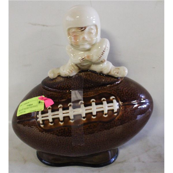 MCCOY CERAMIC FOOTBALL COOKIE JAR