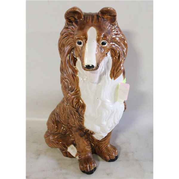CERAMIC COILE STATUE. 12 IN.