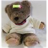 Image 1 : VINTAGE BEAR WITH WHITE SWEATER H-20"