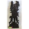 Image 1 : AZTEC WOOD CARVING. 27 IN.