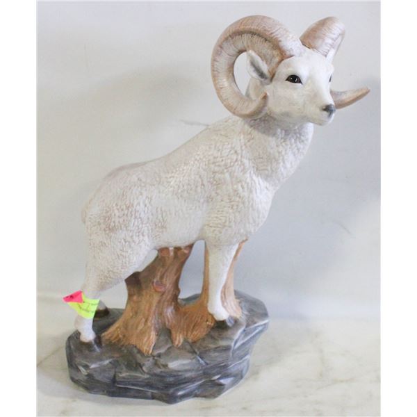 CERAMIC MOUNTAIN GOAT. 14 IN