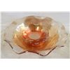 Image 1 : VINTAGE JEANNETTE GLASS FLORAGOLD CARNIVAL GLASS