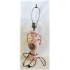 Image 1 : VINTAGE LAMP (PINK WITHOUT A SHADE) CORD IS FRAYED