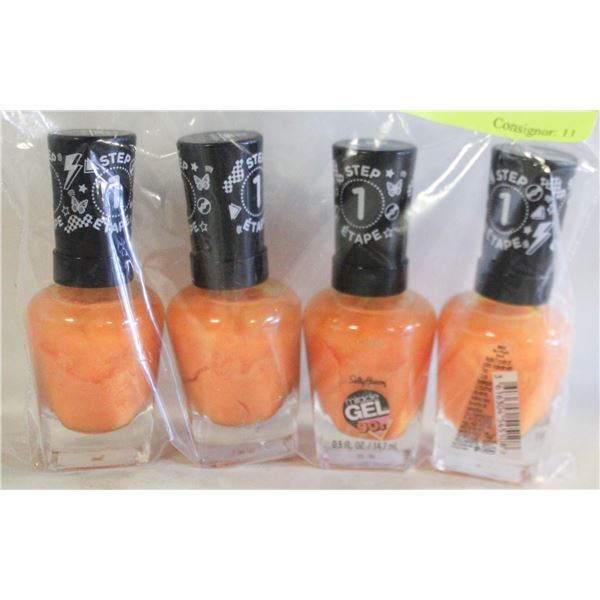 BAG OF 4 NEW NAIL POLISH