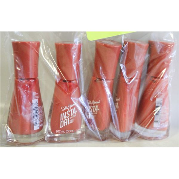 BAG OF 5 NEW NAIL POLISH