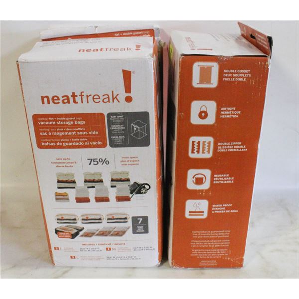 3X NEATFREAK VACUUM STORE BAGS