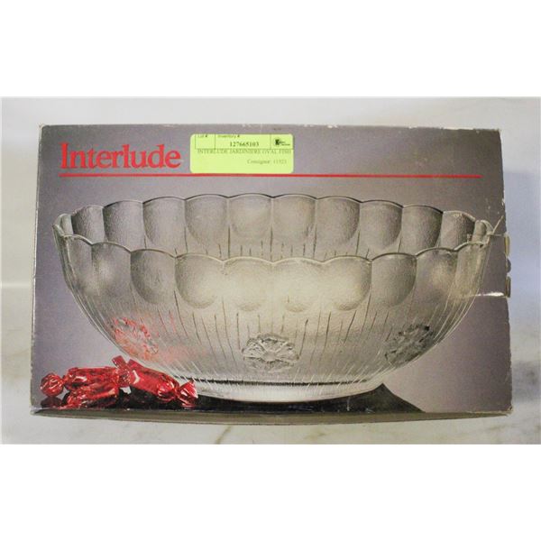 INTERLUDE JARDINIERE OVAL FISH