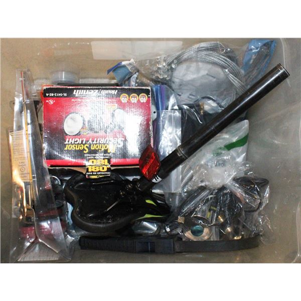 BOX OF ASSORTED TOOLS