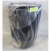Image 1 : 2 NEW ROUND OPEN TOP TRASH CANS