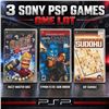 Image 1 : 3 SONY PSP GAMES BUZZ DARK MIRROR SUDOKU